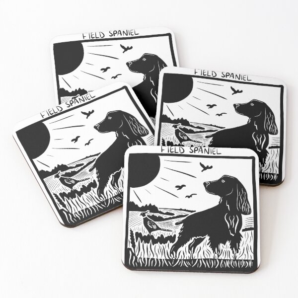 Item preview, Field Spaniel v2 Stamp Art designed and sold by BrinaDraws.