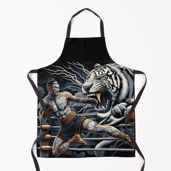 Item preview, Thaiboxing Nak Muay Thai Fight Tigerstrength designed and sold by RedDesignSyc.