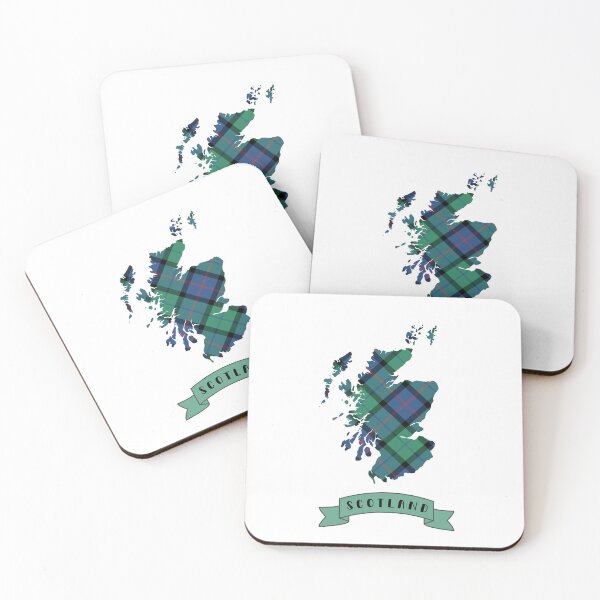 Item preview, Tartan Map of Scotland designed and sold by S-and-W-4ever.