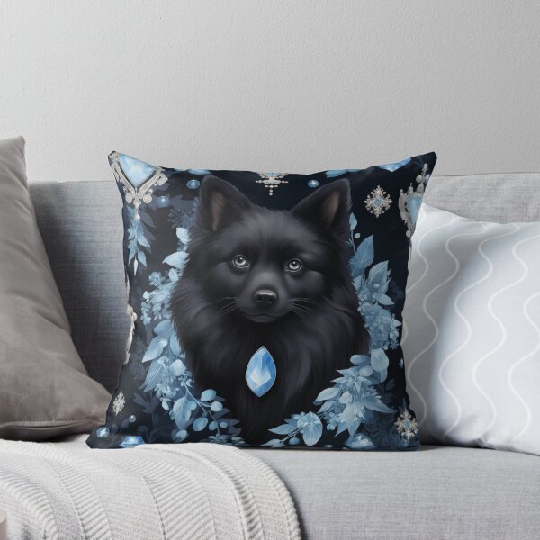 Item preview, Schipperke With Gems designed and sold by Nocturne  Paws.