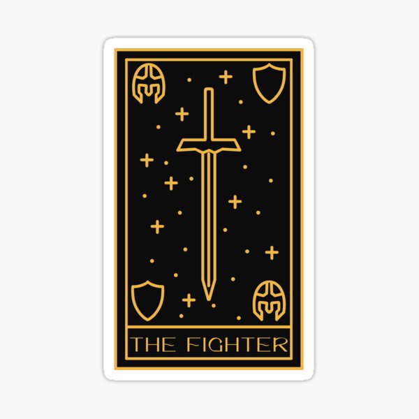 Aperçu de l'œuvre Tarot de combattant créée et vendue par PaperCactusInk.