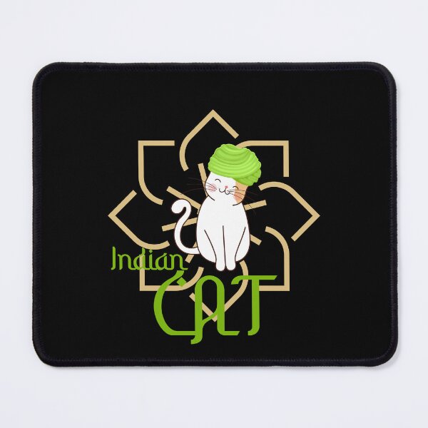 Item preview, Indian cat with turban designed and sold by MosquitoShirts.