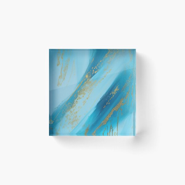 Item preview, Blue, gold, abstract background. Elegant art designed and sold by Harmonysens.