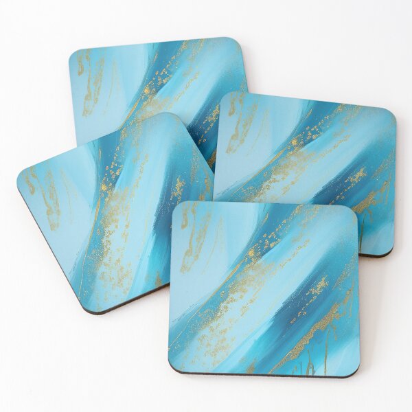 Item preview, Blue, gold, abstract background. Elegant art designed and sold by Harmonysens.