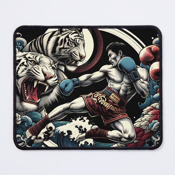 Item preview, Thaiboxing Nak Muay Thai Fight Tigerheart designed and sold by RedDesignSyc.