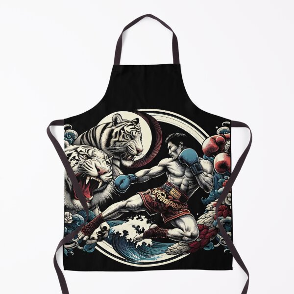 Item preview, Thaiboxing Nak Muay Thai Fight Tigerheart designed and sold by RedDesignSyc.