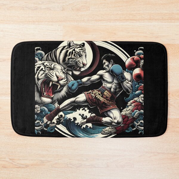 Item preview, Thaiboxing Nak Muay Thai Fight Tigerheart designed and sold by RedDesignSyc.