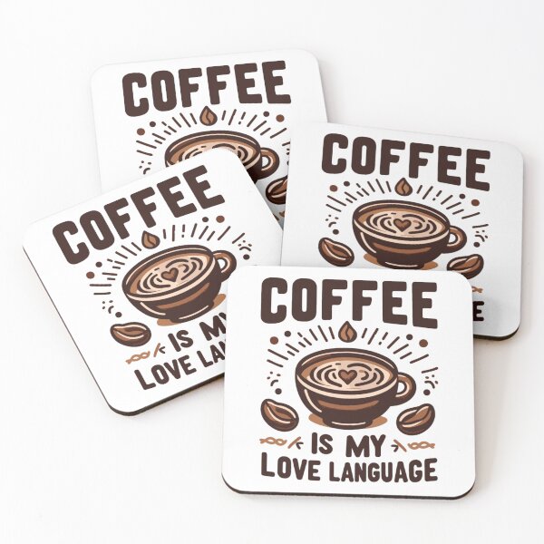 Item preview, Brewed Bliss: Coffee is My Love Language - Aesthetic Coffee Designs for True Coffee Lovers designed and sold by lemamis.