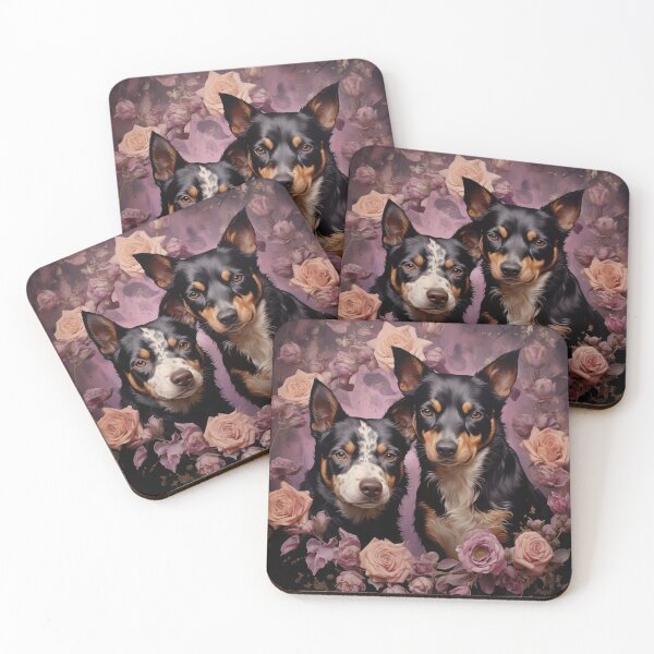 Item preview, Australian Cattle Dog Pair designed and sold by Nocturne  Paws.