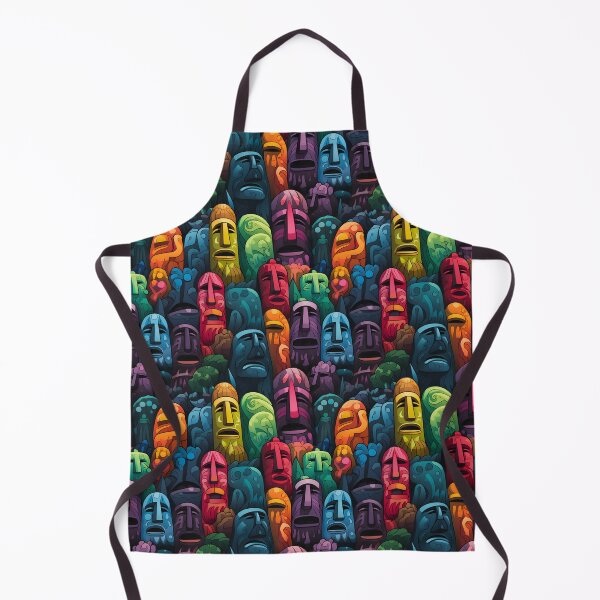 Item preview, Rainbow Easter Island Statue pattern designed and sold by Sp3ctrumOfColor.