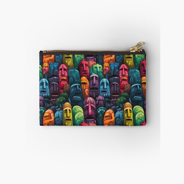 Item preview, Rainbow Easter Island Statue pattern designed and sold by Sp3ctrumOfColor.