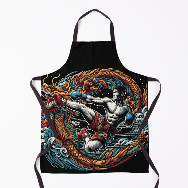 Item preview, Thaiboxing Nak Muay Thai Fight the Dragon designed and sold by RedDesignSyc.