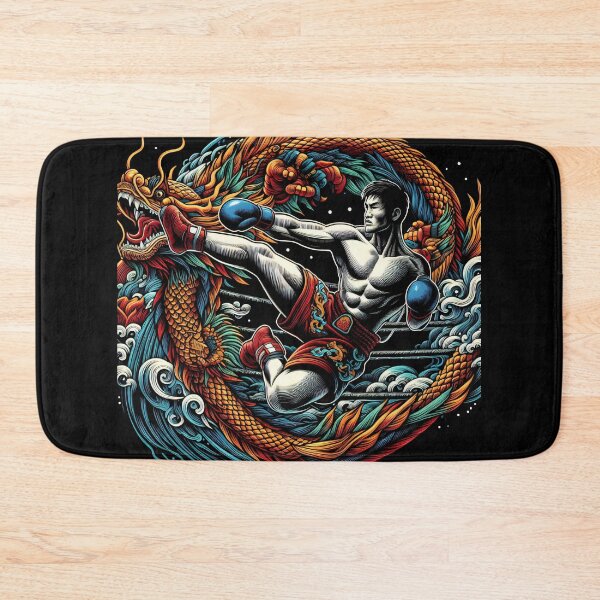 Item preview, Thaiboxing Nak Muay Thai Fight the Dragon designed and sold by RedDesignSyc.