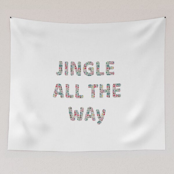 Item preview, Jingle All The Way - Festive Red & Green Christmas Lettering designed and sold by ara-designs.