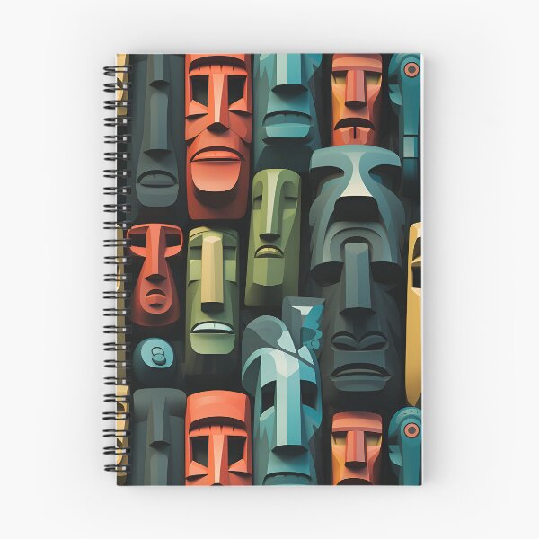 Item preview, Easter Island Statues like pattern designed and sold by Sp3ctrumOfColor.