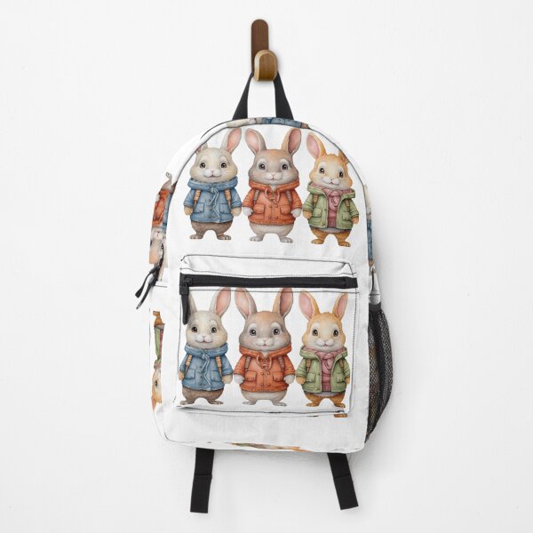 Item preview, Adorable Winter Bunnies designed and sold by ArtbyAiGallery.