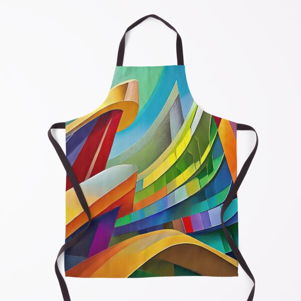 Item preview, Abstract Architecture Colorful Oil Painting - #5 designed and sold by Hakina-Oh.