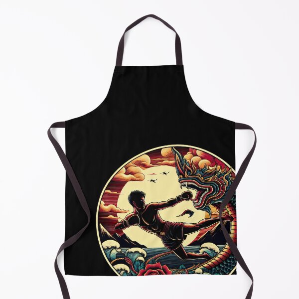Item preview, Thaiboxing Nak Muay Thai Fight Glory of the Naga designed and sold by RedDesignSyc.