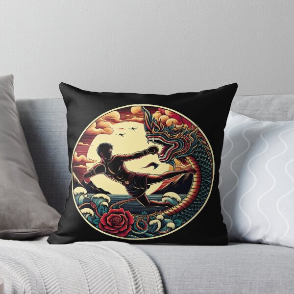 Item preview, Thaiboxing Nak Muay Thai Fight Glory of the Naga designed and sold by RedDesignSyc.