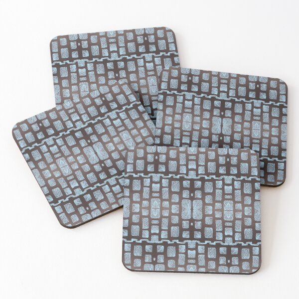 Item preview, Wavy Lined Shapes Artwork Pattern designed and sold by vallisrowe.