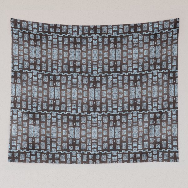 Item preview, Wavy Lined Shapes Artwork Pattern designed and sold by vallisrowe.