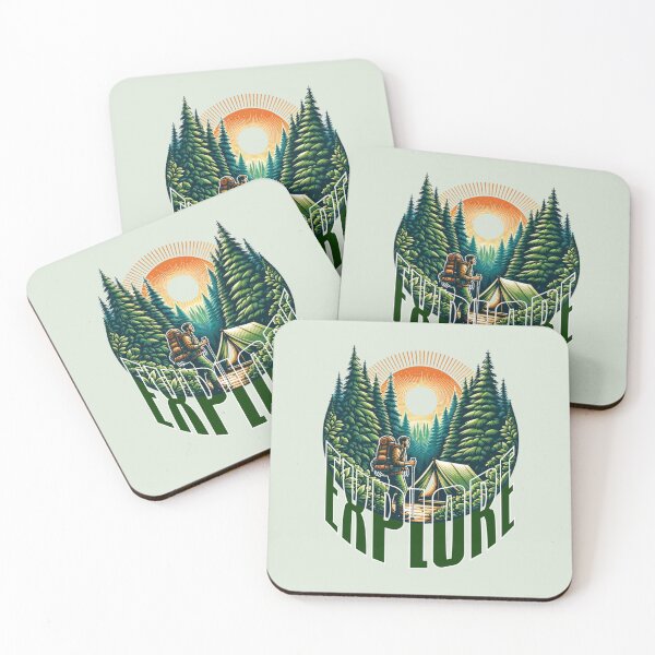 Item preview, EXPLORE Hiker Camping Outdoors Wilderness designed and sold by NAFDesigns.