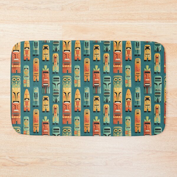 Item preview, Easter Island Statues like pattern v2 designed and sold by Sp3ctrumOfColor.