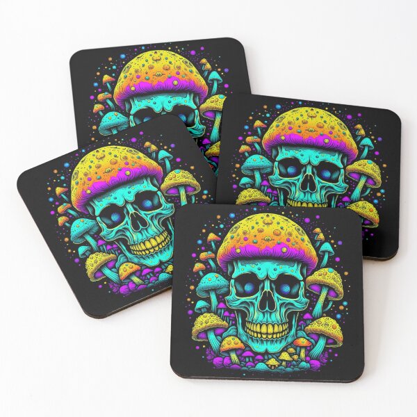 Item preview, Skull Mushrooms and Toadstools designed and sold by PugD.