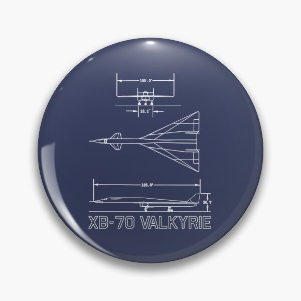 Item preview, XB-70 Valkyrie American Prototype Plane Blueprints Diagrams designed and sold by MilitaryMart.