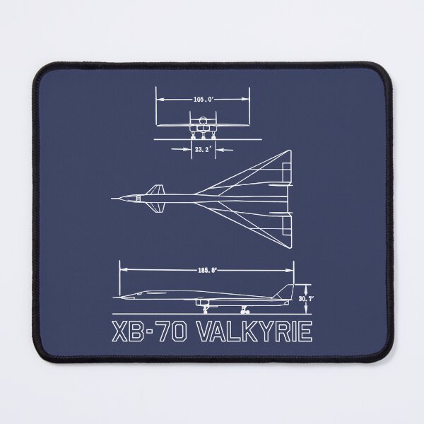 Item preview, XB-70 Valkyrie American Prototype Plane Blueprints Diagrams designed and sold by MilitaryMart.