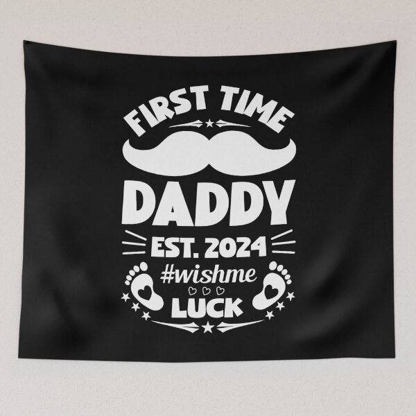 Item preview, First time daddy wish me luck designed and sold by creativevogue.