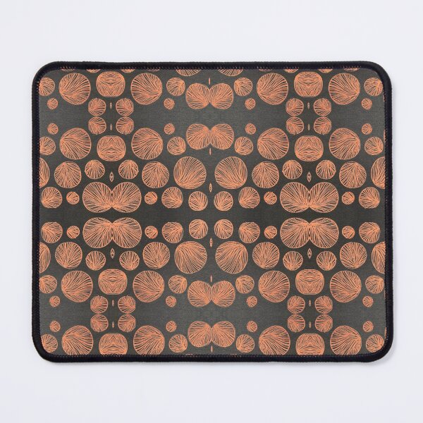 Item preview, Wavy Lined Circles Artwork Pattern designed and sold by vallisrowe.