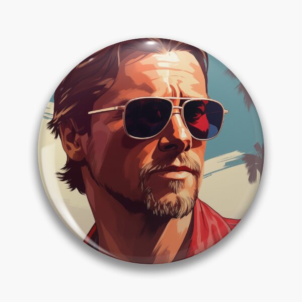 Item preview, Brad Pitt gta style  designed and sold by freddyaiart.