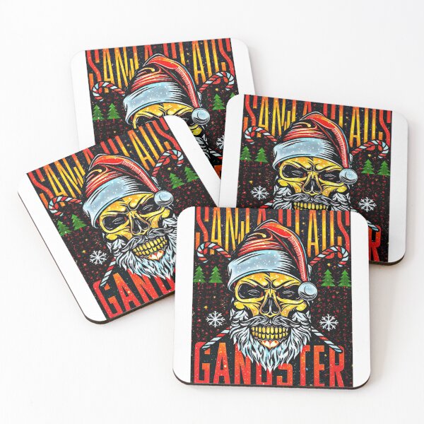 Item preview, Santa clause gangster  designed and sold by BratWear.