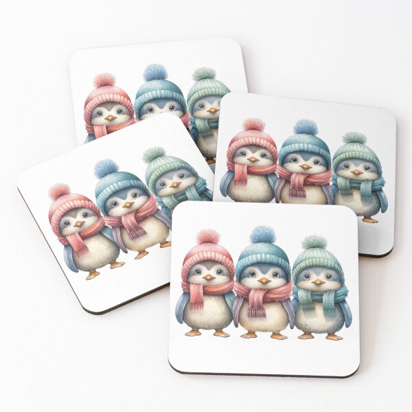 Item preview, Adorable Winter Penguins designed and sold by ArtbyAiGallery.