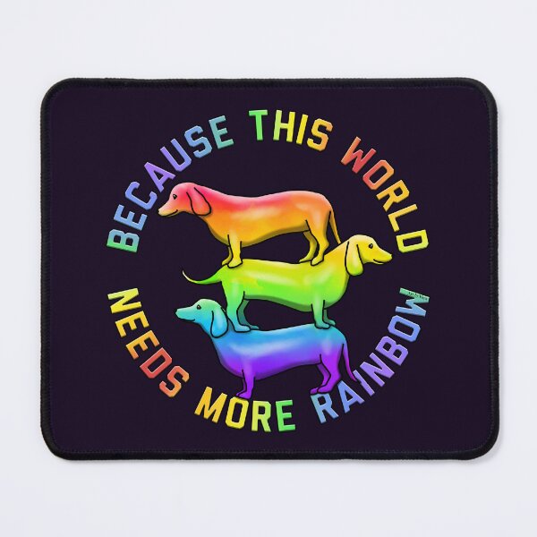 Item preview, More Rainbow Doggies 2023 designed and sold by Art by Veya.