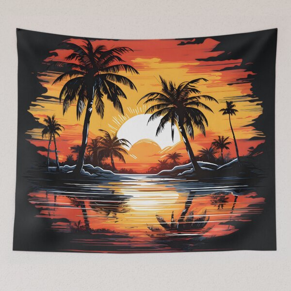 Item preview, Tropical Sunset Paradise designed and sold by Gugacz.