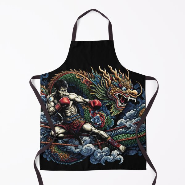 Item preview, Thaiboxing Nak Muay Thai Fight Dragonheart designed and sold by RedDesignSyc.