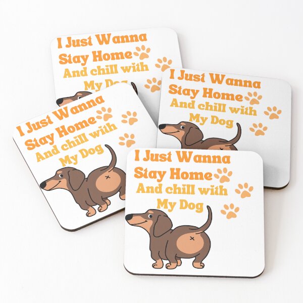Item preview, I Just Wanna Stay Home And Chill With My Dog - Home Haven with My Dog designed and sold by ArtSculpt.