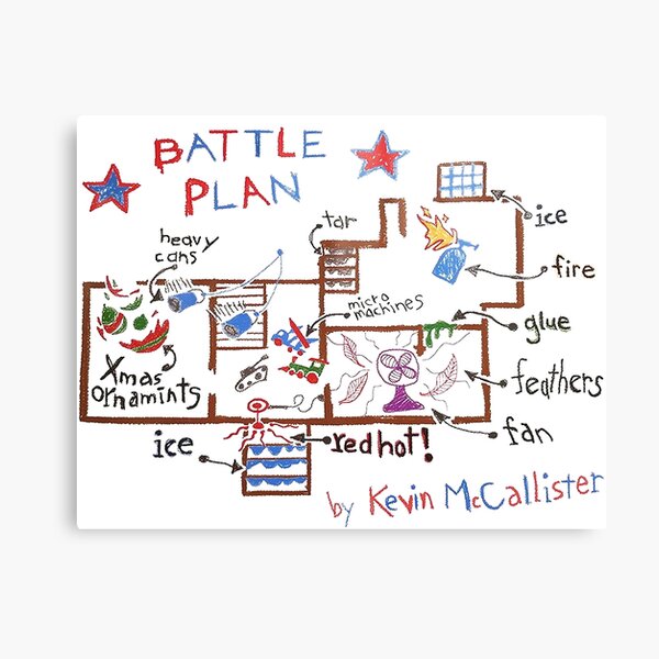 Item preview, Home Alone Kevin's Battle Plan designed and sold by Bigfinz.