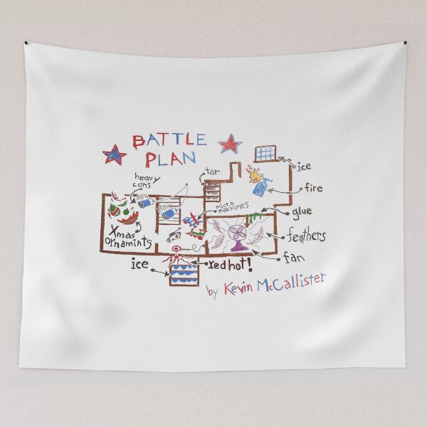 Item preview, Home Alone Kevin's Battle Plan designed and sold by Bigfinz.