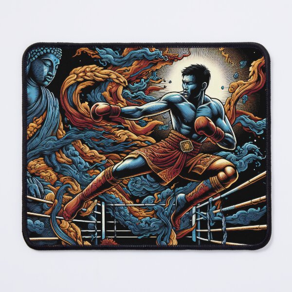 Item preview, Thaiboxing Nak Muay Thai Fight Buddhas Spirit designed and sold by RedDesignSyc.