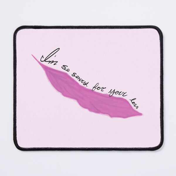 Item preview, I'm so sorry for your loss Feather designed and sold by notastranger.