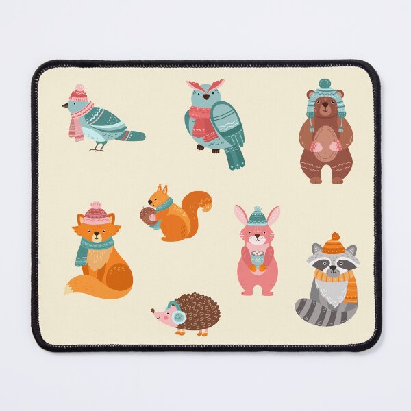 Item preview, Winter Wonderland Animals Set designed and sold by patternjp.