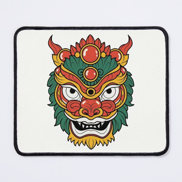 Item preview, Chinese Lion Dance Mask designed and sold by CraftedRealm.