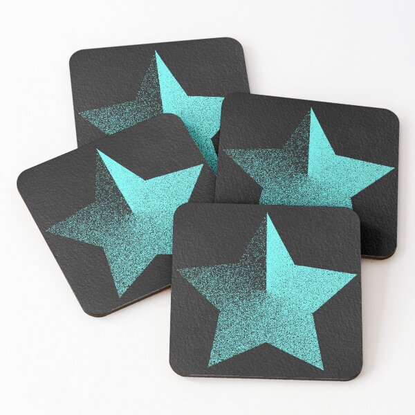 Item preview, Teal Risograph Gradient Star designed and sold by Clayton Johnston.