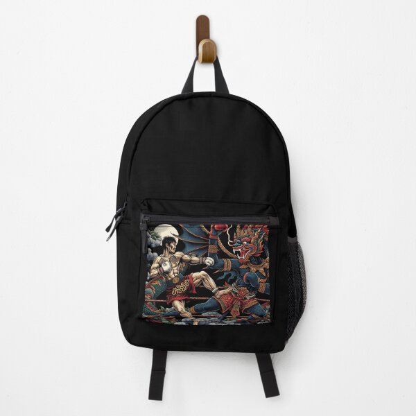 Item preview, Thaiboxing Nak Muay Thai Fight Boxing the Demon designed and sold by RedDesignSyc.