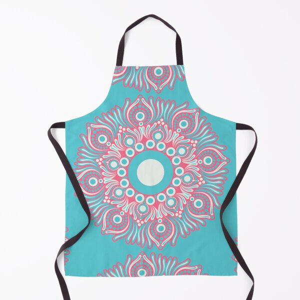 Item preview, Sunset on Sea Anemnone Dot Mandala designed and sold by Triplicate Limited.