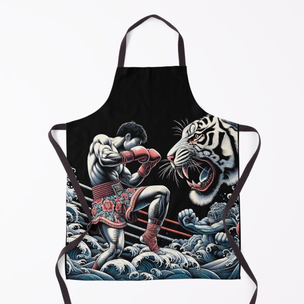 Item preview, Thaiboxing Nak Muay Thai Fight Be Water designed and sold by RedDesignSyc.