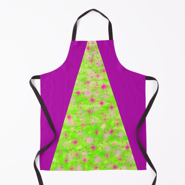 Item preview, Watercolor Christmas tree, vivid colors, intense green and pink. designed and sold by My-fake-places.